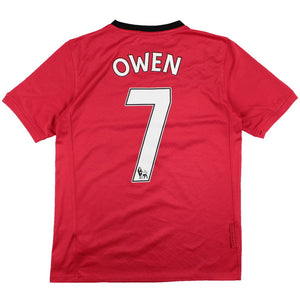 Manchester United 2009-10 Home Shirt (Owen #7) (LB) (Very Good)_0