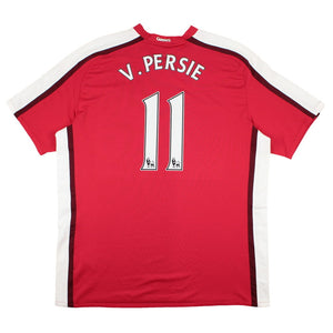 Arsenal 2008-10 Home Shirt (V Persie #11) (XL) (Very Good)_0