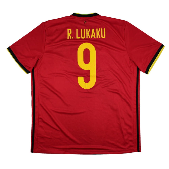 Belgium 2020-22 Home Shirt (XL) Lukaku #9 (Excellent)