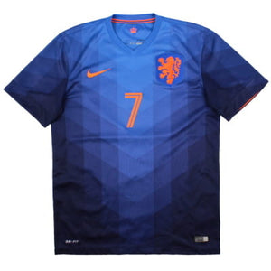 Holland 2014-15 Away Shirt (Janmaat #7) (M) (Excellent)_1