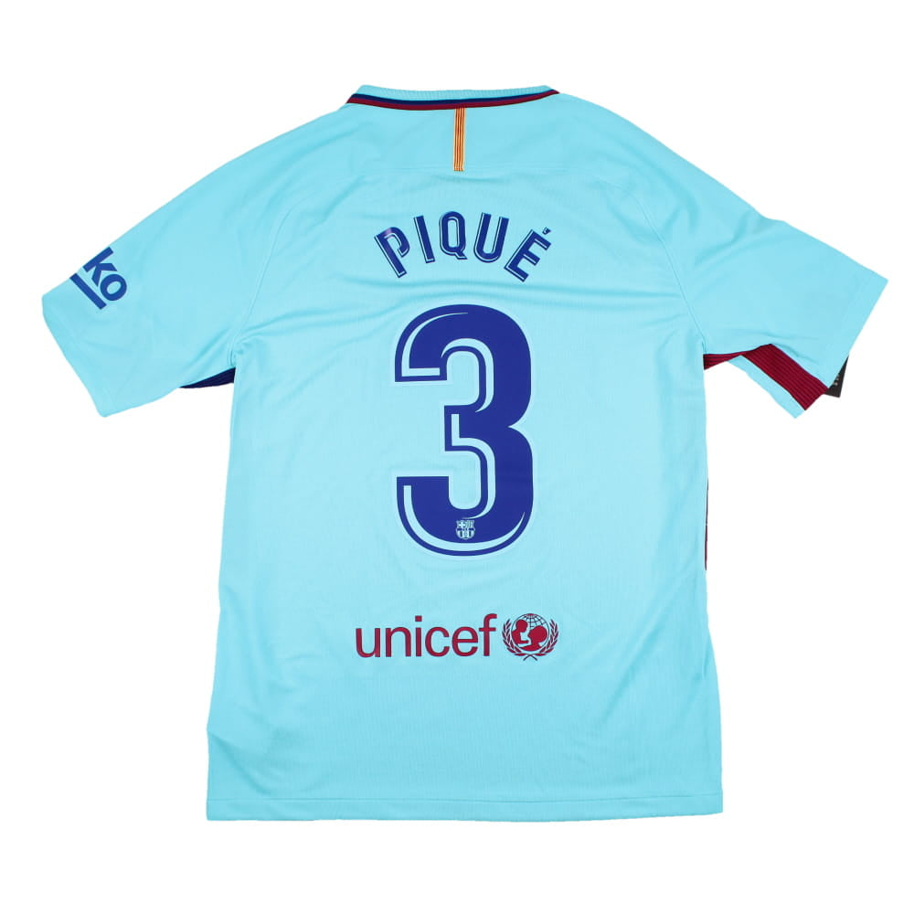 Barcelona 2017-18 Away Shirt (Pique #3) (M) (BNWT) – Classic