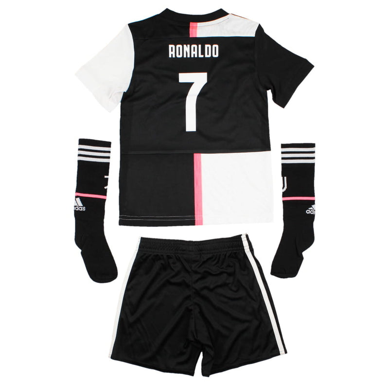 Juventus 2019-20 Home Mini Kit (Ronaldo #7) (4-5y) (BNWT)_0