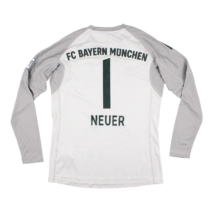 Bayern Munich 2016-17 Goalkeeper Home Long Sleeve Shirt (Neuer #1) (13-14y) (Mint)