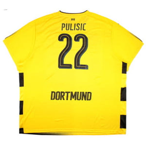 Borussia Dortmund 2017-18 Home Shirt (5XL) Pulisic #22 (Excellent)_0