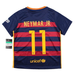 Barcelona 2015-16 Home Shirt (7-8y) Neymar #11 (BNWT)_0