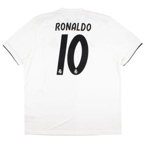 Real Madrid 2018-19 Home Shirt (XL) Ronaldo #10 (Good)_0