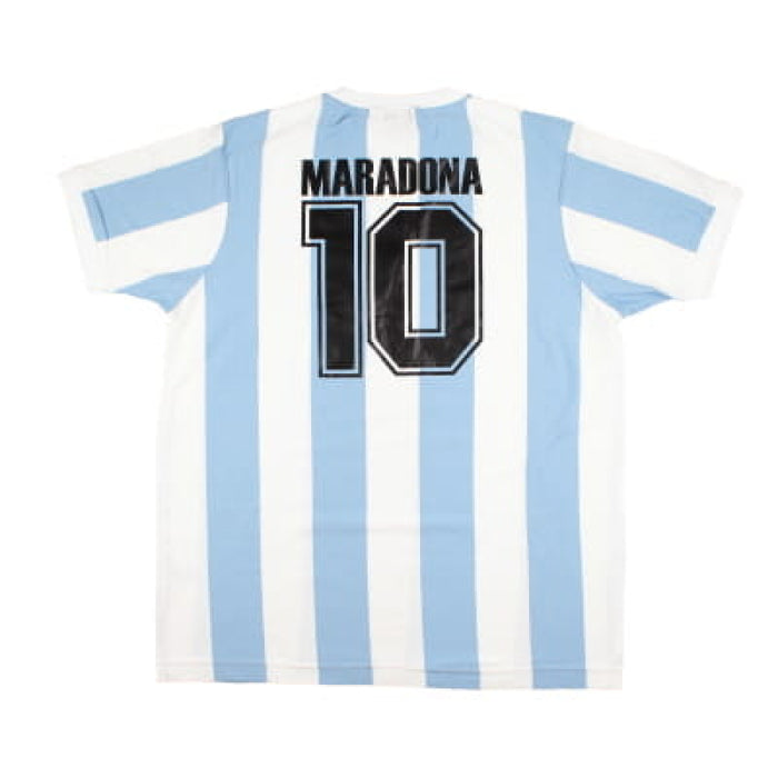 Argentina 1986-88 Toffs Retro Home Shirt (XXL) Maradona #10 (Very Good)
