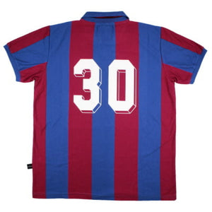 Barcelona 1982 Retro Home Shirt (XL) #30 (Excellent)_0