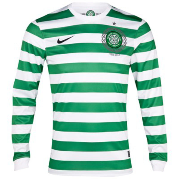 Celtic 2012 13 Long Sleeve Home Shirt Good Classic Football Kit