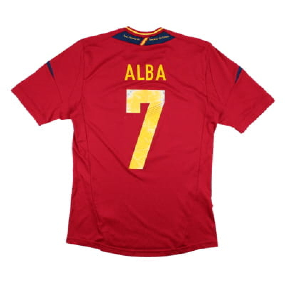 Spain 2012-13 Home Shirt (S) (Good) (Sergio Ramos 15)_2