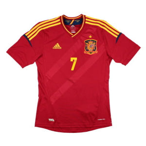 Spain 2012-13 Home Shirt (S) (Good) (Puyol 5)_3