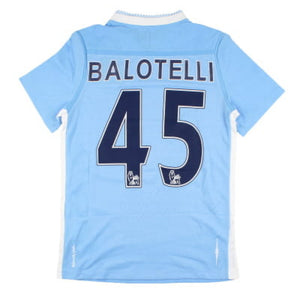 Manchester City 2011-12 Home Shirt (LB) Balotelli #45 (Mint)_0