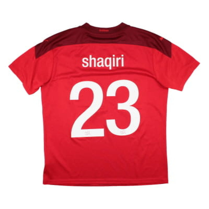 Switzerland 2020-21 Home Shirt (Shaqiri #23) (L) (Excellent)