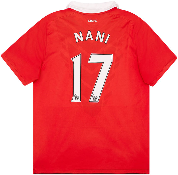 Manchester United 2010-11 Home Shirt (Nani #17) (S) (Very Good)