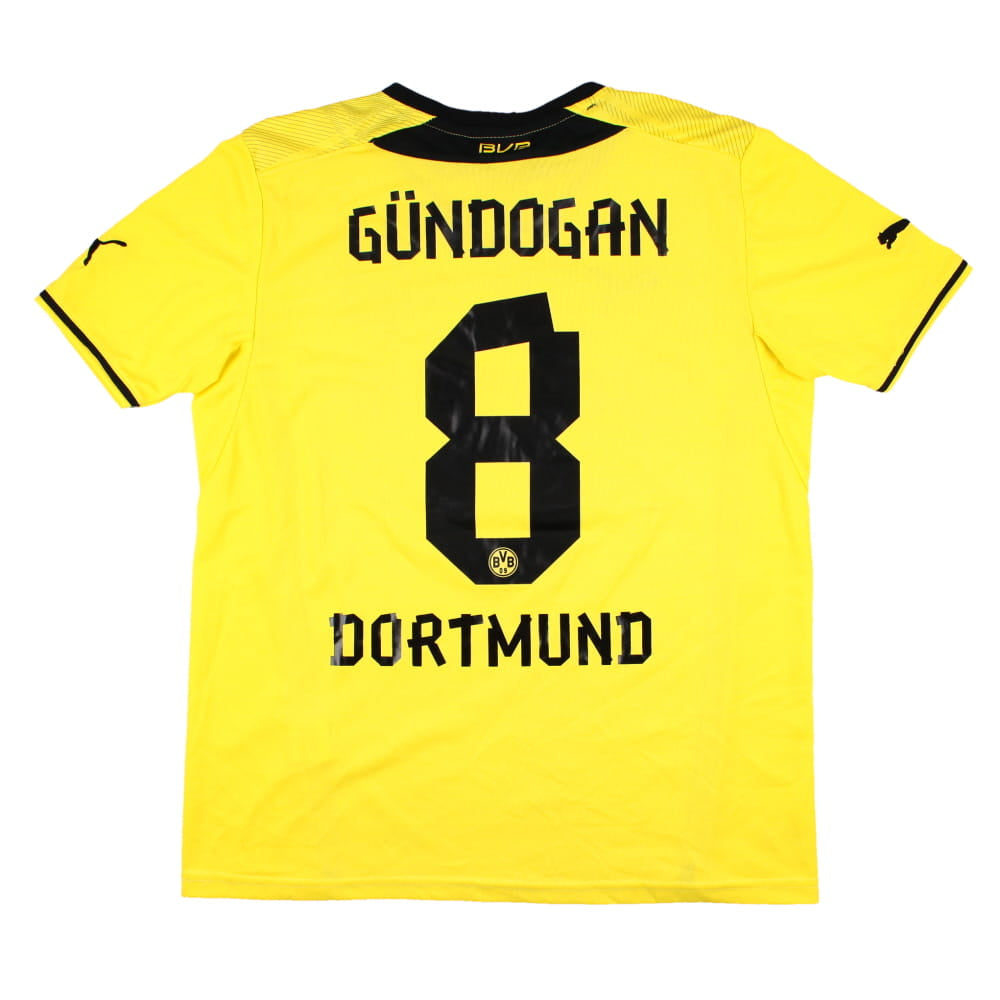 Borussia Dortmund 2013-14 Home Shirt (Gundogan #8) (M) (Very Good)_0