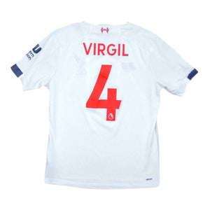 Liverpool 2019-20 Away Shirt (S) Virgil #4 (Good)_0