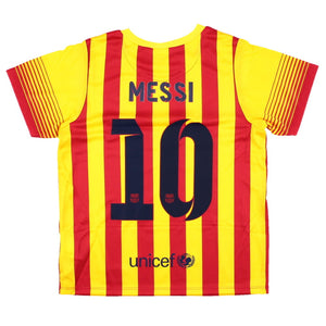 Barcelona 2013-14 Away Shirt (XLB) Messi #10 (Excellent)_0