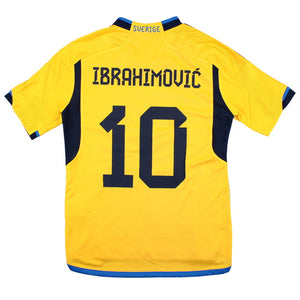 Sweden 2022-23 Home Shirt (11-12y) Ibrahimovic #11 (Excellent)_0