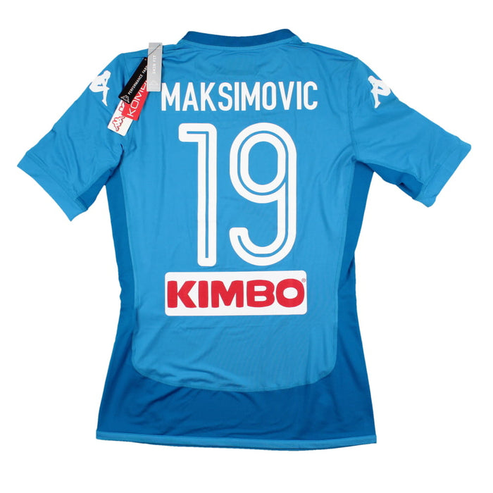 Napoli 2017-18 Home Shirt (L) Maksimovic #19 (BNWT)