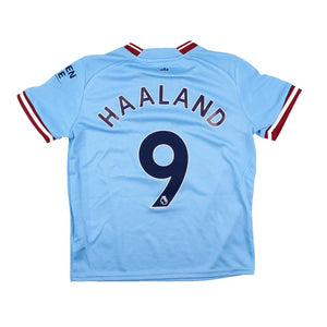 Manchester City 2022-23 Home Shirt (SB 9-10) (Haaland #9) (Mint)_0