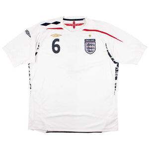 England 2007-09 Home Shirt (M) Terry #6 (Fair)_1