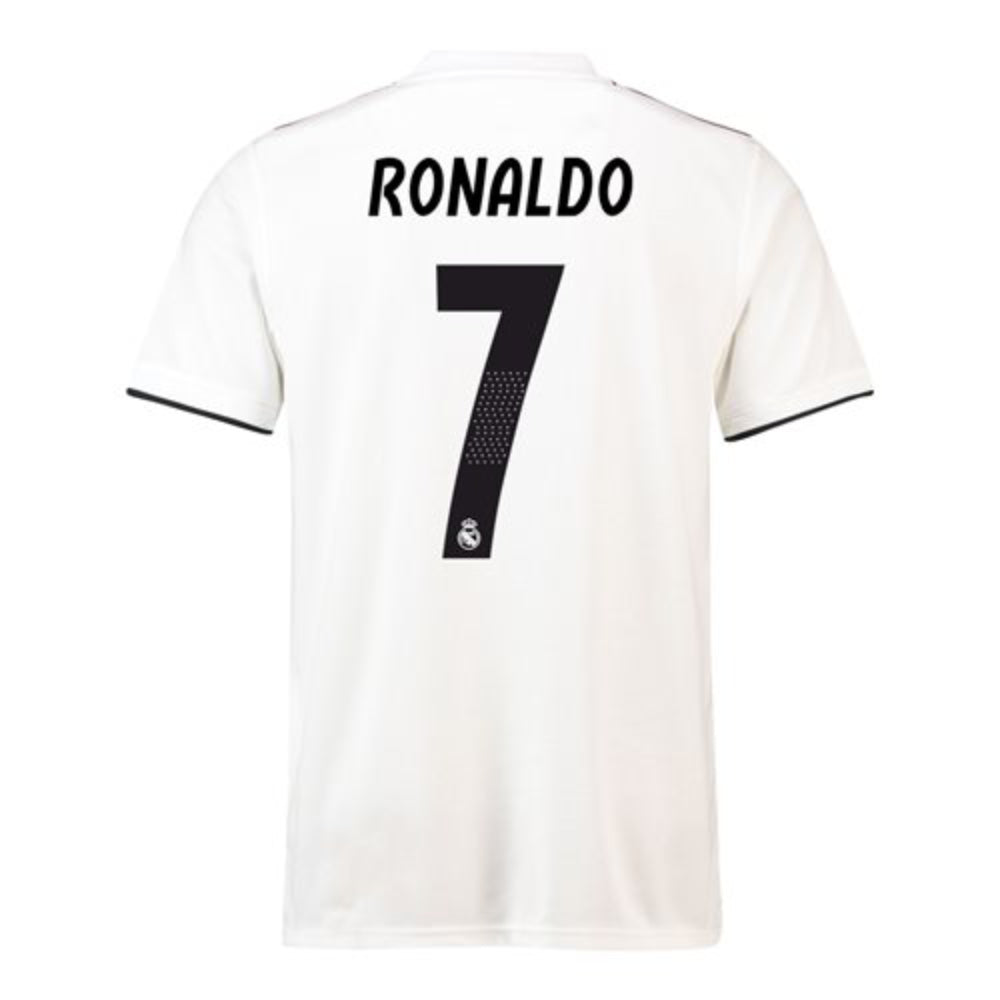 Real Madrid 2018-19 Home Shirt Ronaldo #7 ((Very Good) L