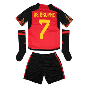 Belgium 2021-23 Home Kit (De Bruyne #7) (2XS infant) (Excellent)_0