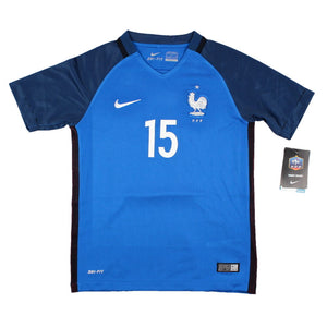 France 2016 17 Home Shirt SB Pogba 15 Excellent Classic Football Kit