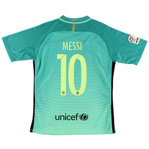 Barcelona 2016-17 Third Shirt (XLB) Messi #10 (Mint)_0