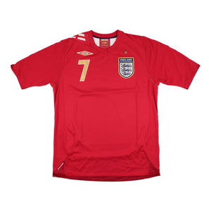 England 2006-08 Away Shirt (M) Beckham #7 (Excellent)_1