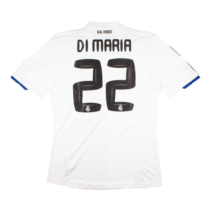 Real Madrid 2010 11 Home Shirt M Di Maria 22 Excellent Classic Football Kit