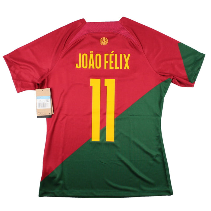 Portugal 2022-23 Home Shirt (Joao Felix #11) (Women's M) (Mint)