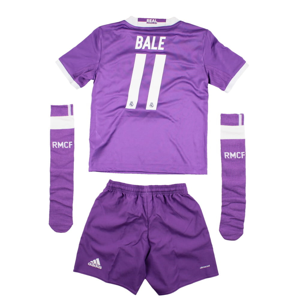 Real Madrid 2016-17 Away Infant Kit (Bale #11) (5-6y) (Mint