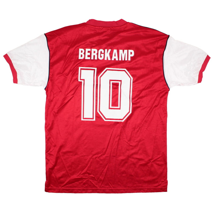 Arsenal 1986-1988 Retro Home Shirt (XL) Bergkamp #10 (Mint)