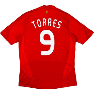 Liverpool 2008-10 Home Shirt (S) Torres #9 (Excellent)_0