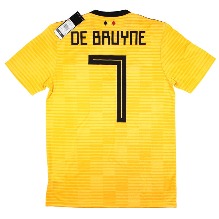2018-2019 Belgium Away Adidas Football Shirt (S) De Bruyne #7 (BNWT)