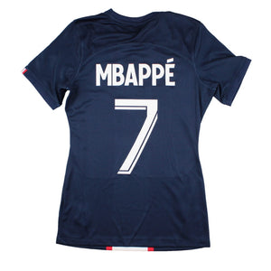 PSG 2022-23 Womens Home Shirt (Sponsorless) (XS womens) Mbappe #7 (BNWT)_0