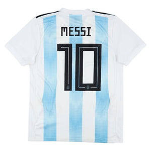 Argentina 2018-19 Home Shirt (LB) Messi #10 (Excellent)_0