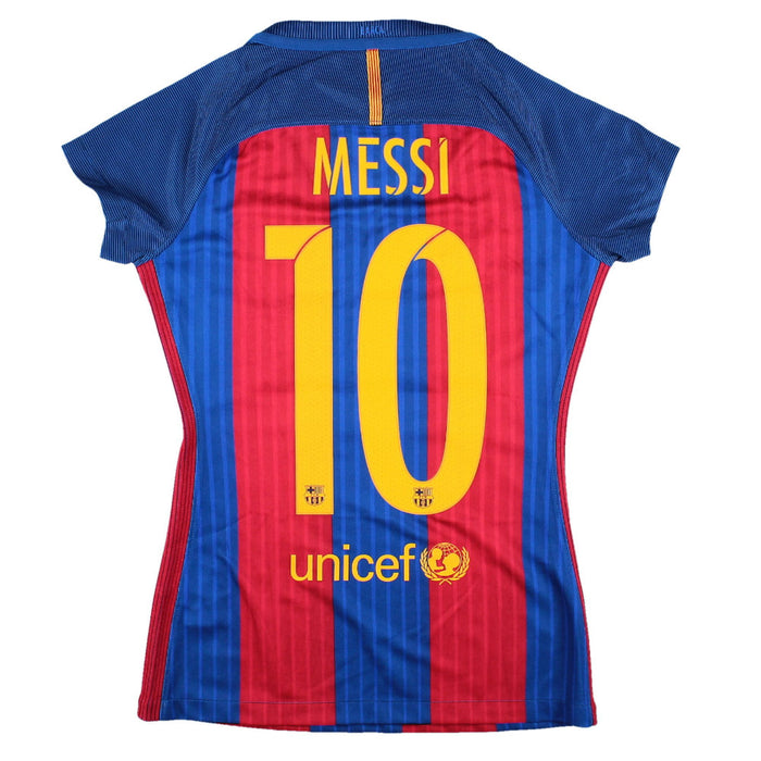 Barcelona 2016-17 Home Shirt (BNWT) (Womens XS) Messi #10 (BNWT)