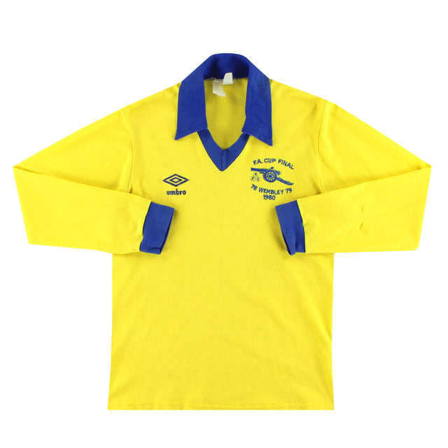 1978-81 Arsenal Umbro 'Wembley' Away Shirt L/S S
