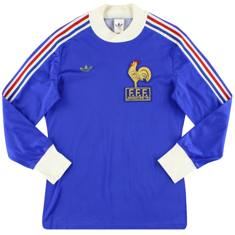 1978 France adidas 'Argentine '78' Home Shirt L/S