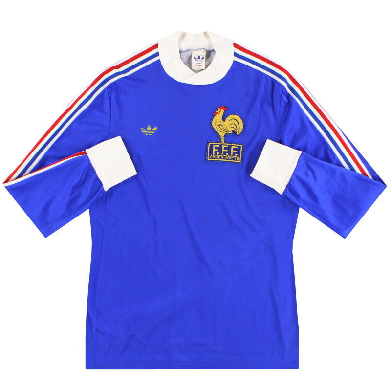 1978 France adidas 'Argentine '78' Home Shirt L/S