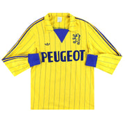 1981-82 Sochaux adidas Match Issue Home Shirt #12 L/S M