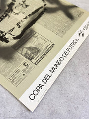1982 Barcelona Copa Del Mundo De Futbol Espana Original Print
