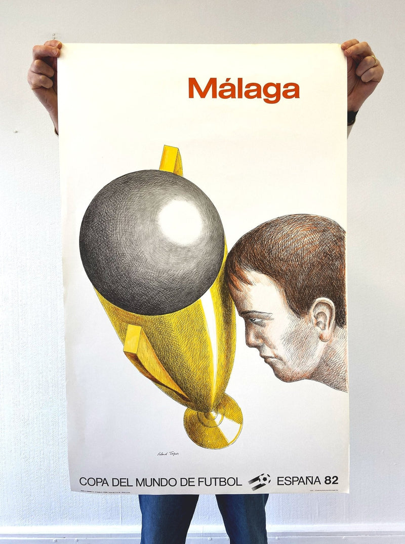 1982 Malaga Copa Del Mundo De Futbol Espana Original Print