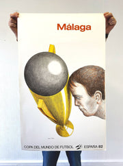1982 Malaga Copa Del Mundo De Futbol Espana Original Print