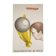 1982 Malaga Copa Del Mundo De Futbol Espana Original Print