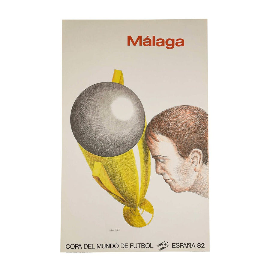1982 Malaga Copa Del Mundo De Futbol Espana Original Print