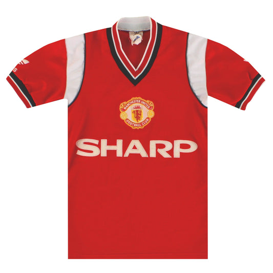 1984-86 Manchester United adidas Home Shirt Y