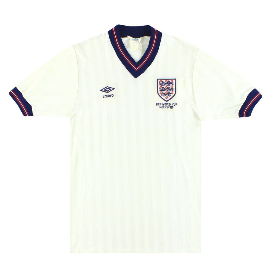 1984-87 England Umbro Home Shirt M